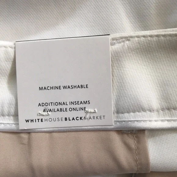 NWT WHBM White The Slim Pants - Picture 4 of 10